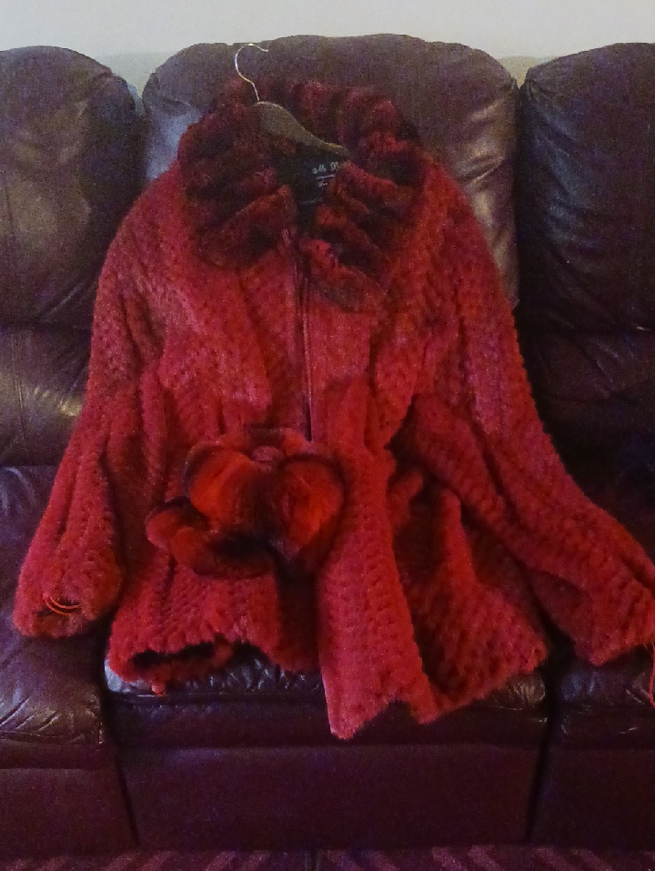 Mink Fur Coat With Chinchilla Collar